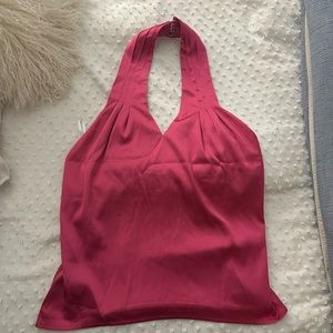 Revolve hot pink halter. Can cross the straps